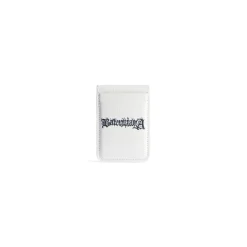 Portacarte Magnetico Cash Diy Metal da Uomo in Bianco/nero