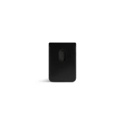 Portacarte Magnetico Cash In Vitello Box da Uomo in Nero