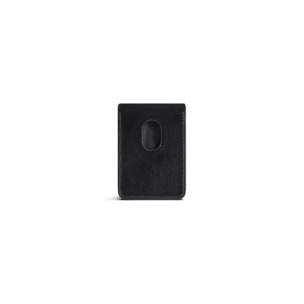 Portacarte Magnetico Cash Con Lavorazione Coccodrillo da Donna in Nero/bianco