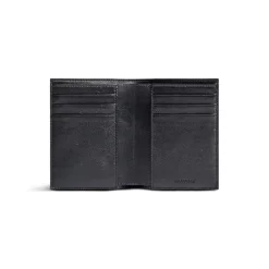 Portafoglio Bi-fold Verticale Signature In Tela Spalmata Bb Monogram  da Uomo in Nero/grigio