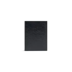 Portafoglio Bi-fold Verticale Monaco  da Uomo in Nero