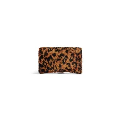 Portafoglio Con Catena Hourglass Con Stampa Leopardata da Donna in Beige