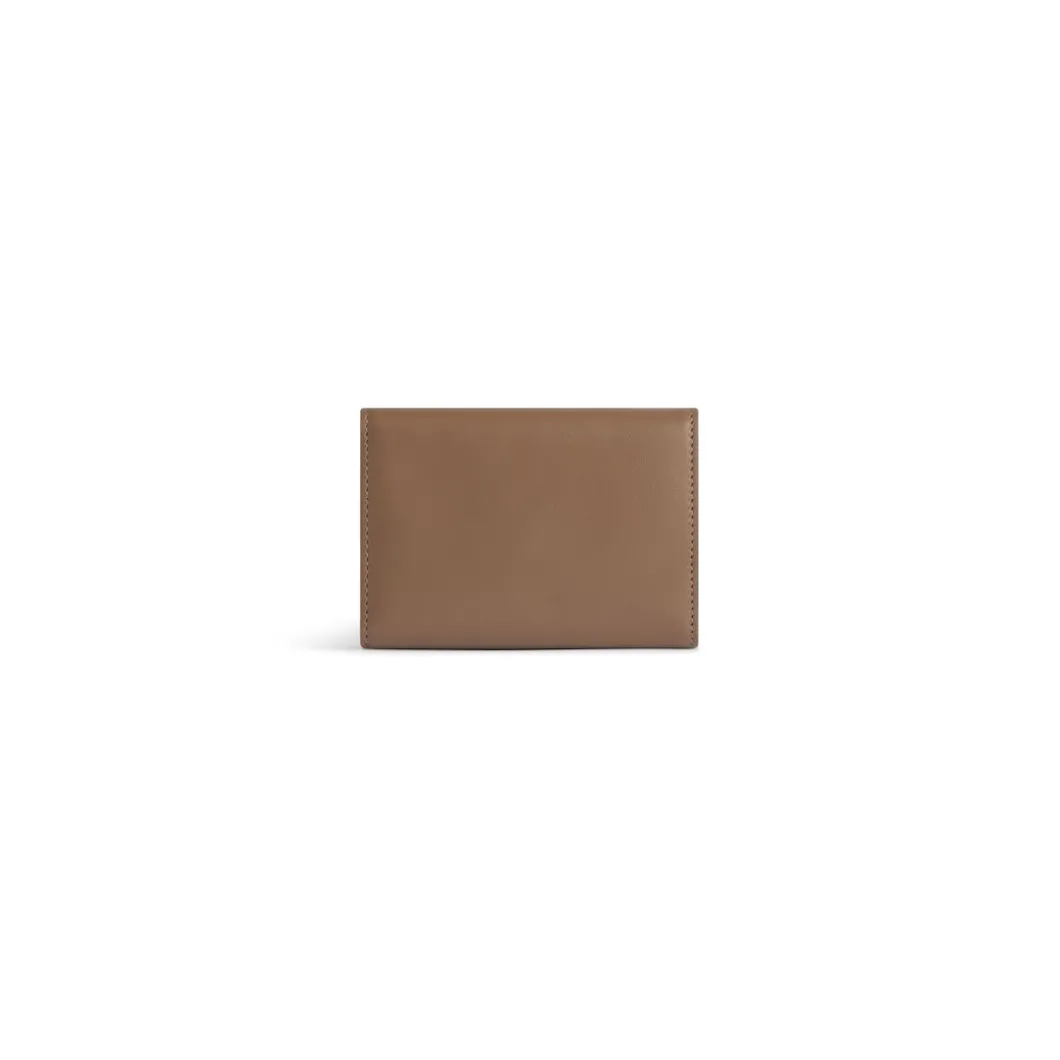 Portafoglio Envelope Mini da Donna in Marrone Chiaro