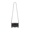 Portafoglio Hourglass Con Catena da Donna in Argento