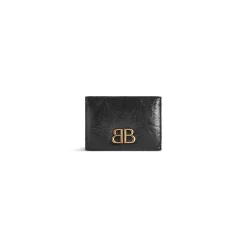 Portafoglio Monaco Mini  da Donna in Nero