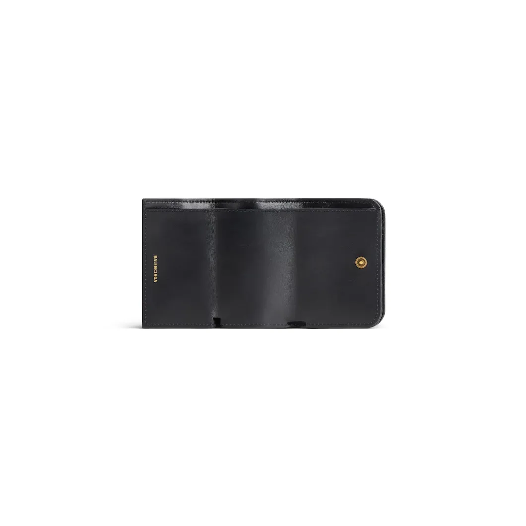 Portafoglio Monaco Mini da Donna in Nero