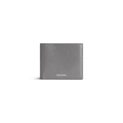 Portafoglio Pieghevole Quadrato Embossed Monogram In Box  da Uomo in Grigio Scuro