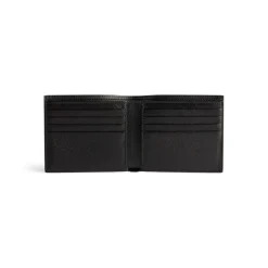 Portafoglio Pieghevole Quadrato Cash Diy Metal da Uomo in Nero/bianco