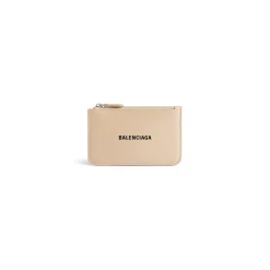 Portamonete E Portacarte Cash Grande Lungo da Donna in Beige/nero