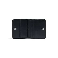Portamonete E Portacarte Cash Con Pattina In Tessuto Scintillante da Donna in Argento