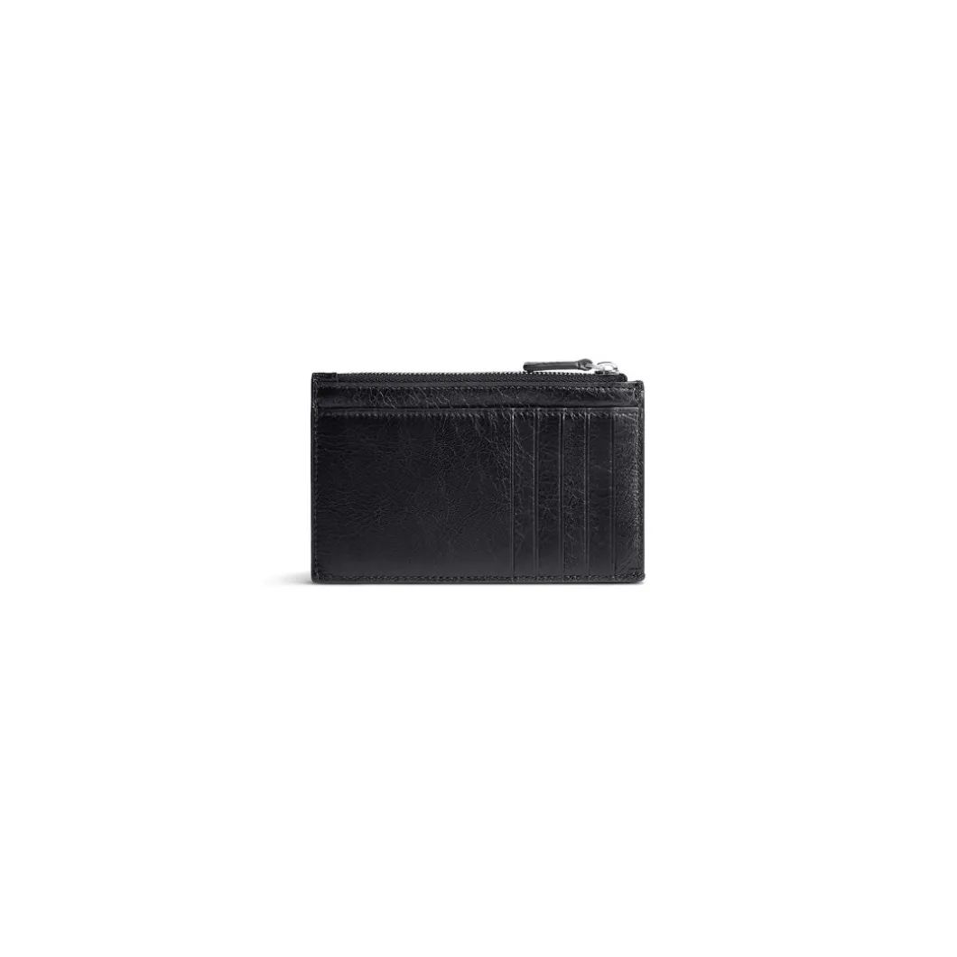 Portamonete E Portacarte Cash Grande E Lungo Diy Metal da Uomo in Nero/bianco
