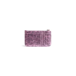 Portamonete E Portacarte Le Cagole Lungo Con Stampa Leopardata da Donna in Rosa