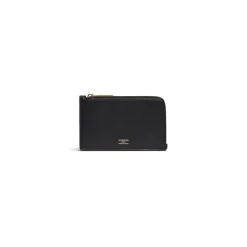 Portamonete Lungo E Portacarte Envelope  da Donna in Nero