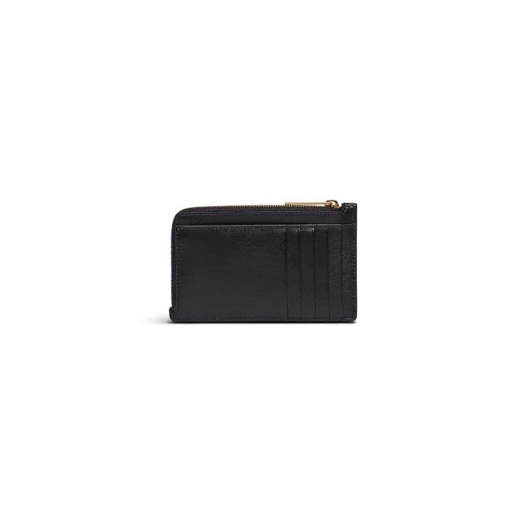 Portamonete Lungo E Portacarte Envelope da Donna in Nero
