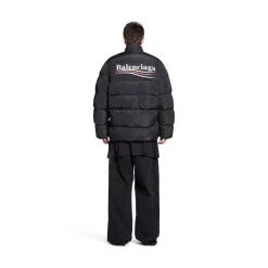 Puffer C-shape Political Campaign da Donna in Nero