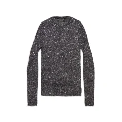 Pullover Aderente da Donna in Nero