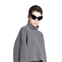 Pullover Cropped da Donna in Grigio