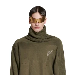 Pullover Upcycled Socks Balenciaga in Verde Scuro