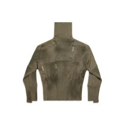 Pullover Upcycled Socks Balenciaga in Verde Scuro
