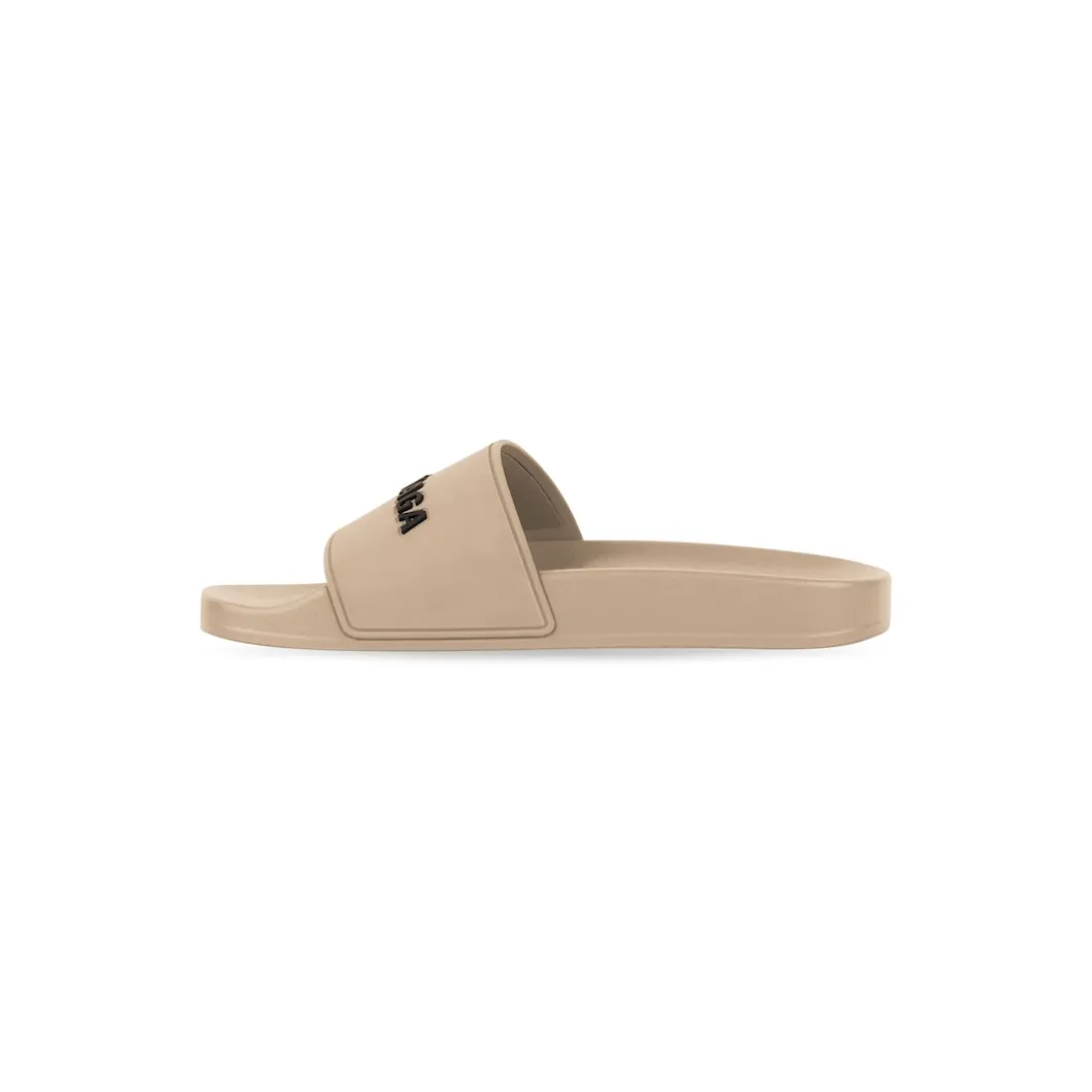 Sandali Bassi Pool Slide da Donna in Beige