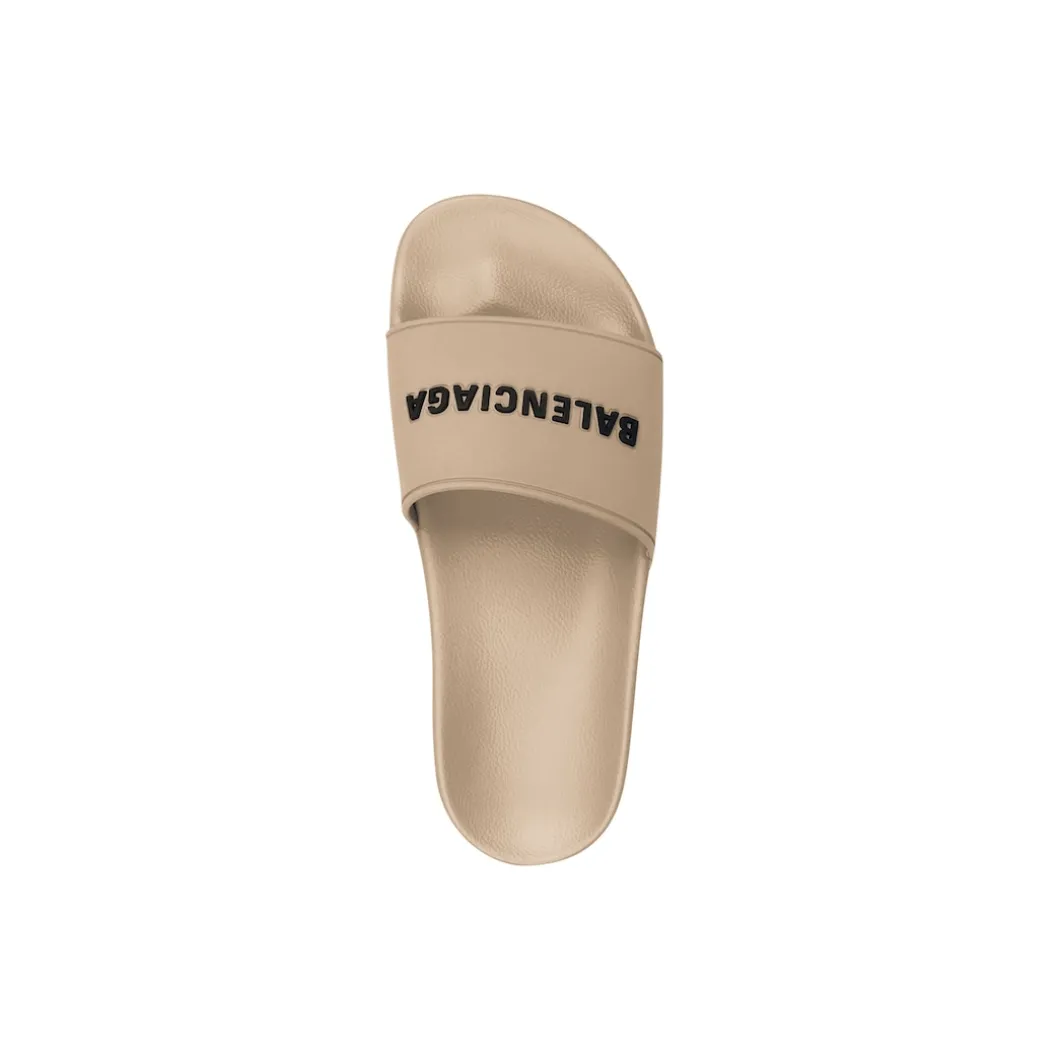 Sandali Bassi Pool Slide da Donna in Beige