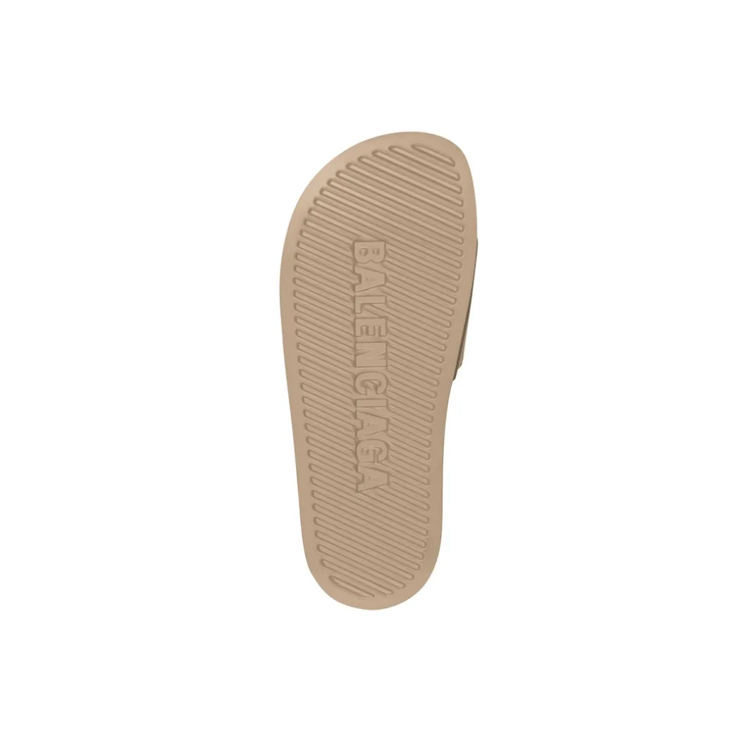 Sandali Bassi Pool Slide da Donna in Beige