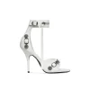 Sandali Cagole 110 Mm  da Donna in Bianco Ottico
