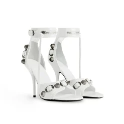 Sandali Cagole 110 Mm  da Donna in Bianco Ottico