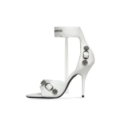 Sandali Cagole 110 Mm  da Donna in Bianco Ottico