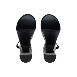 Sandali Camden 160 Mm  Con Strass  da Donna in Nero
