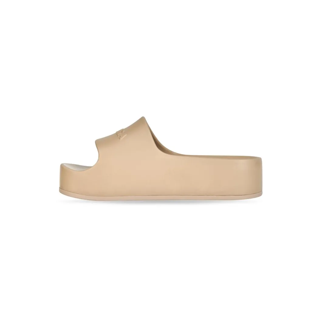Sandali Chunky Slide da Donna in Marrone