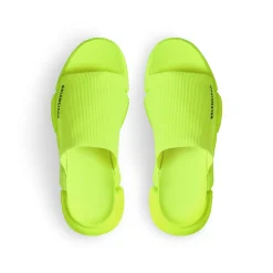 Sandali Slide Speed 2.0 In Maglia Riciclata da Uomo in Giallo Fluo
