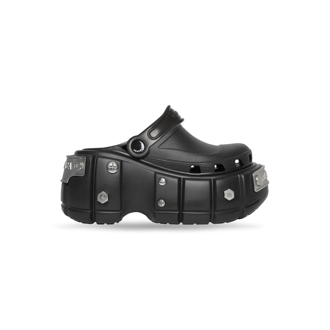 Sandali Slip-on Hardcrocs™ da Donna in Nero