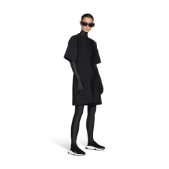 Sandali Slip-on Speed In Maglia Riciclata da Donna in Nero