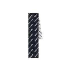 Sciarpa Allover Logo Scarf  da Donna in Nero