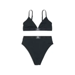 Set Sporty Bikini da Donna in Nero