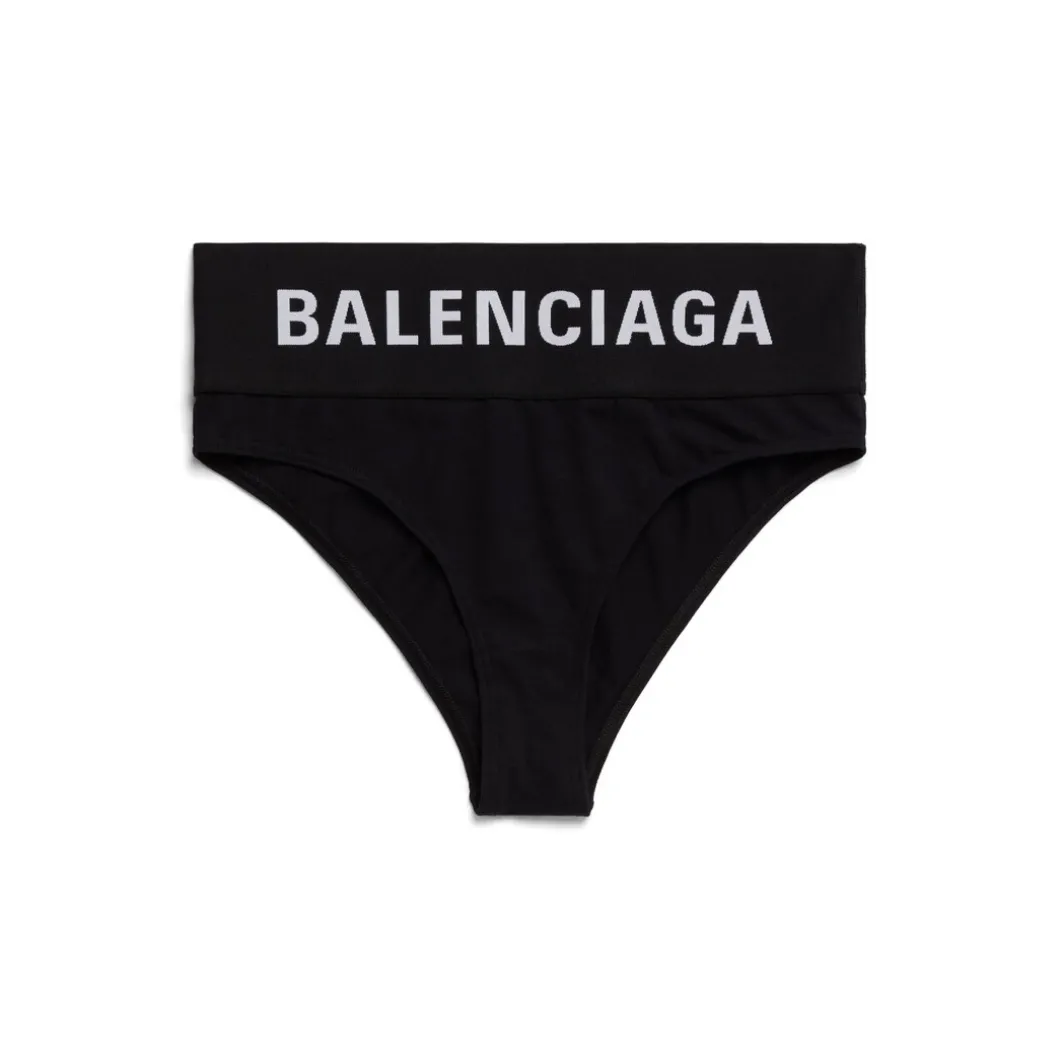 Slip Con Elastico Alto da Donna in Nero