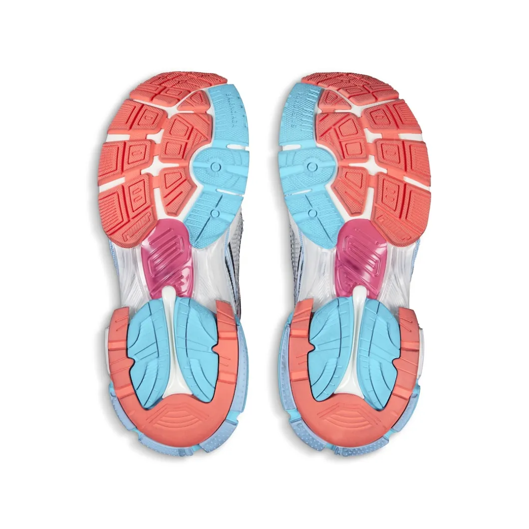 Sneaker Runner da Donna in Bianco/blu/rosa/arancione