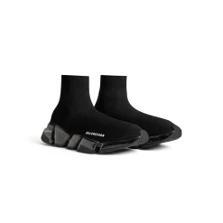 Sneaker Speed 2.0 Full Clear Sole In Maglia Riciclata  da Donna in Nero