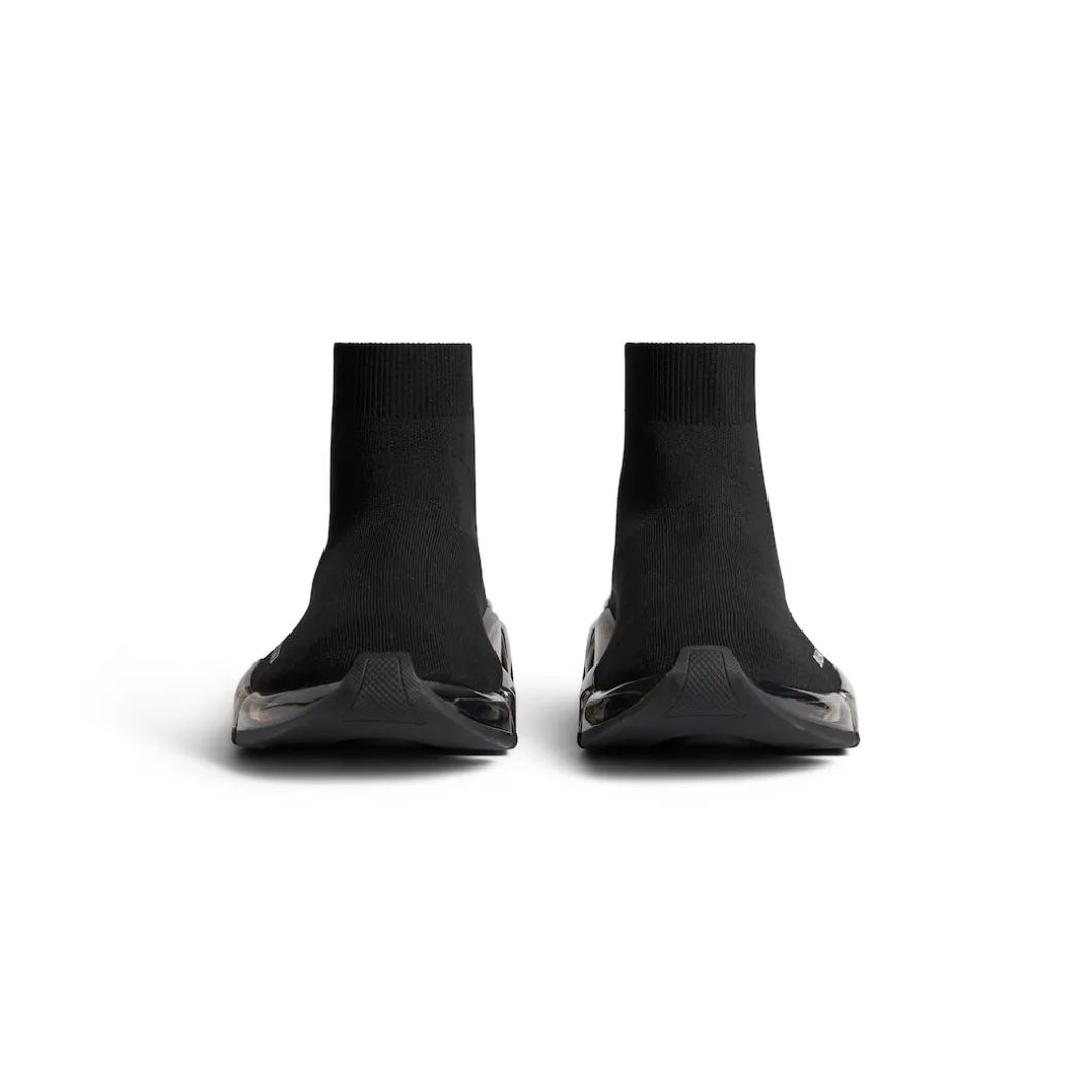 Sneaker Speed 2.0 Full Clear Sole In Maglia Riciclata da Donna in Nero