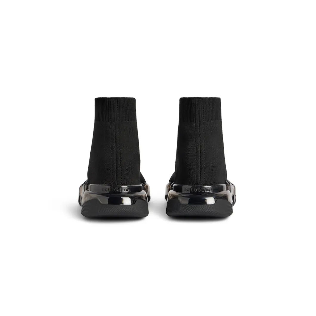 Sneaker Speed 2.0 Full Clear Sole In Maglia Riciclata da Donna in Nero