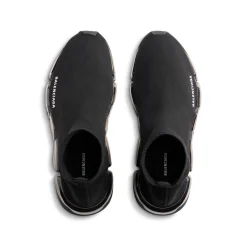 Sneaker Speed 2.0 Full Clear Sole In Maglia Riciclata da Donna in Nero