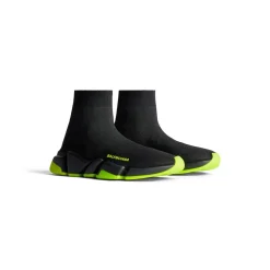 Sneaker Speed 2.0 In Maglia Riciclata da Uomo in Nero