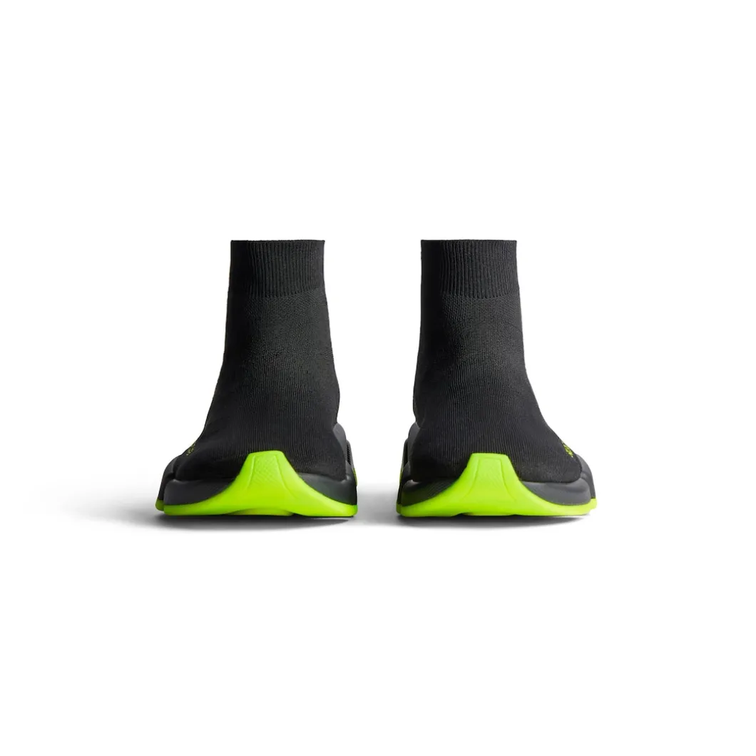 Sneaker Speed 2.0 In Maglia Riciclata da Uomo in Nero
