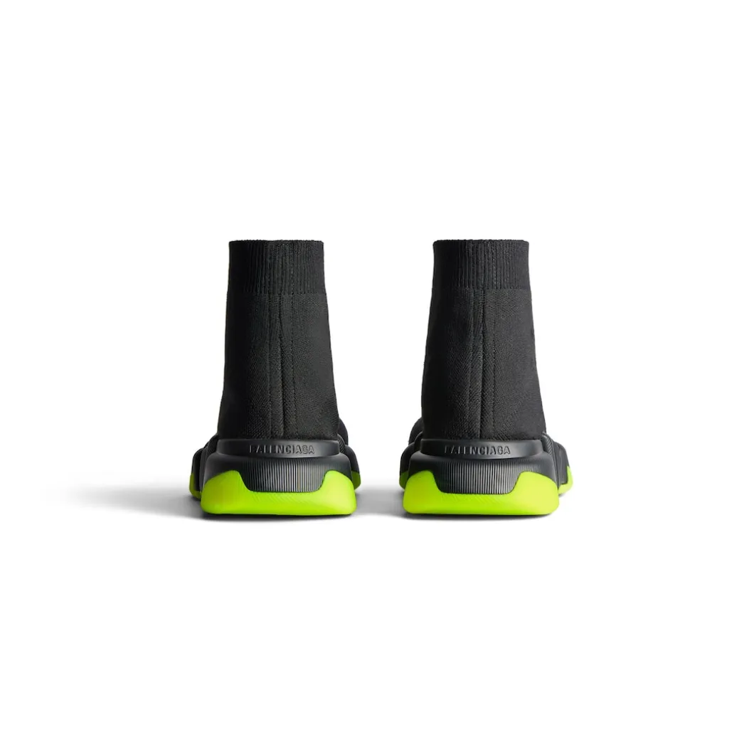 Sneaker Speed 2.0 In Maglia Riciclata da Uomo in Nero