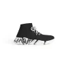 Sneaker Speed 2.0 Lace-up Graffiti In Maglia Riciclata  da Donna in Nero