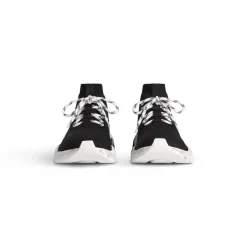 Sneaker Speed 2.0 Lace-up Graffiti In Maglia Riciclata da Donna in Nero