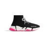 Sneaker Speed 2.0 Lace-up In Maglia Riciclata  da Donna in Nero