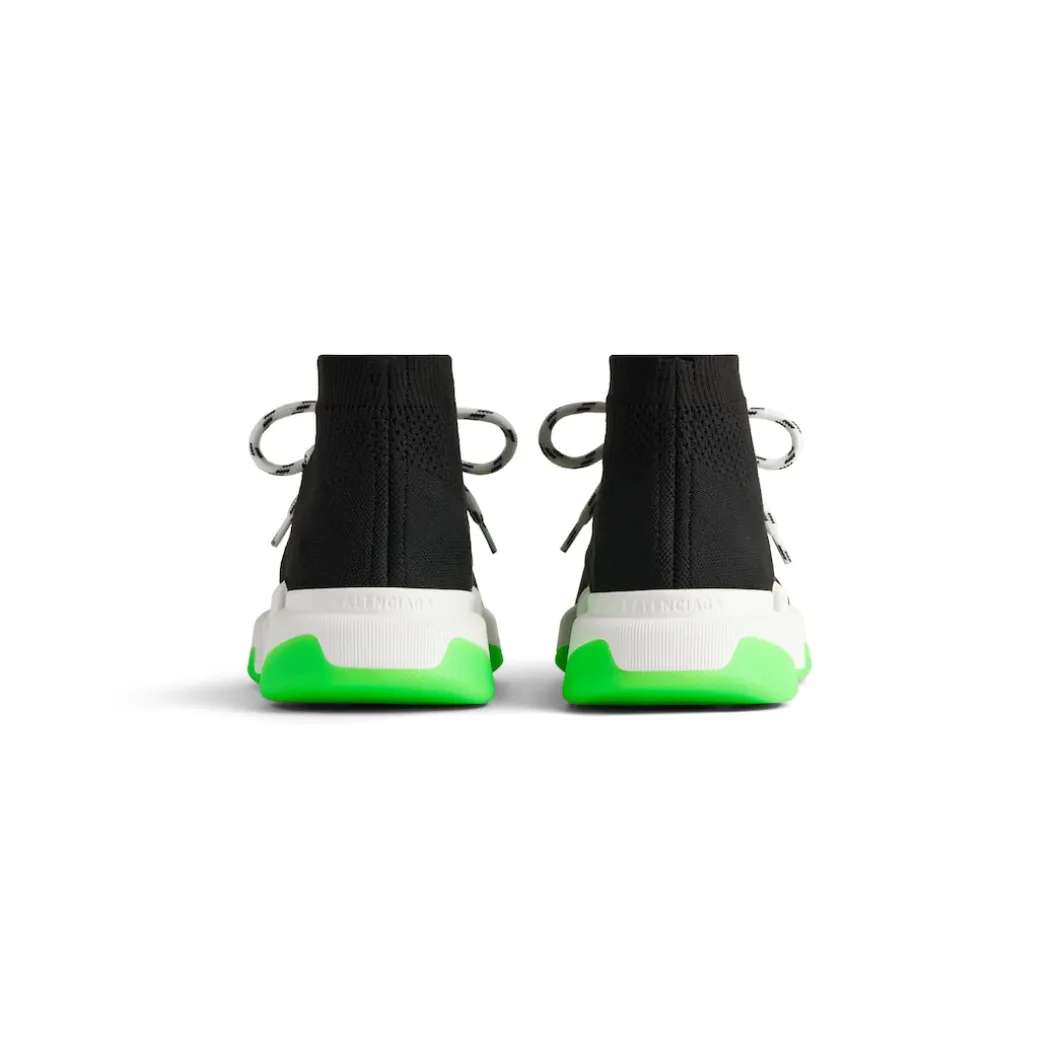 Sneaker Speed 2.0 Lace-up In Maglia Riciclata da Uomo in Nero