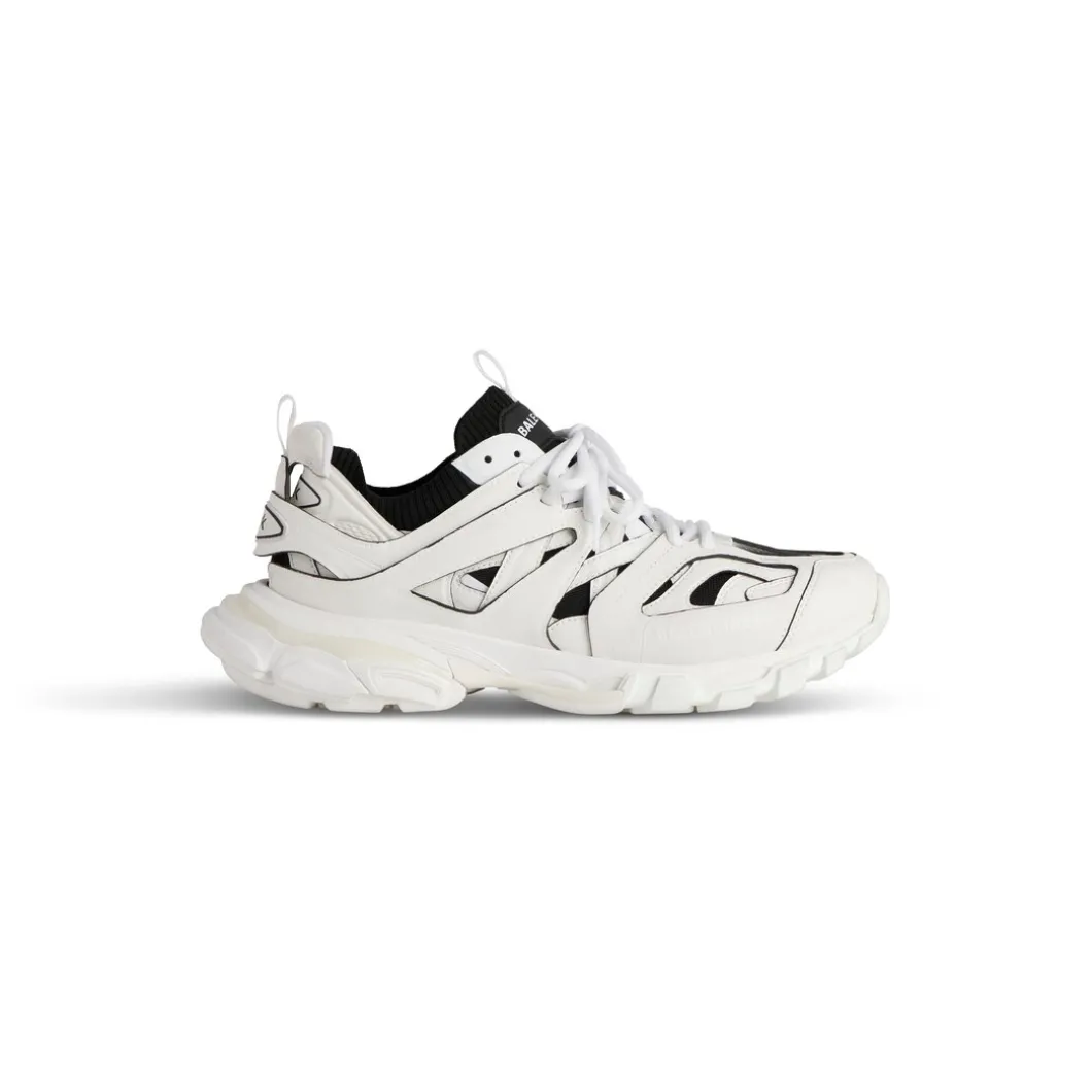 Sneaker Track Sock da Donna in Bianco